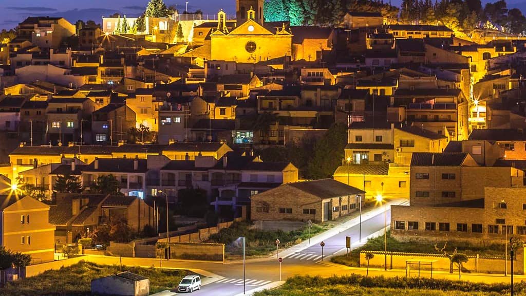 Vista parcial de Arbeca (Lleida)