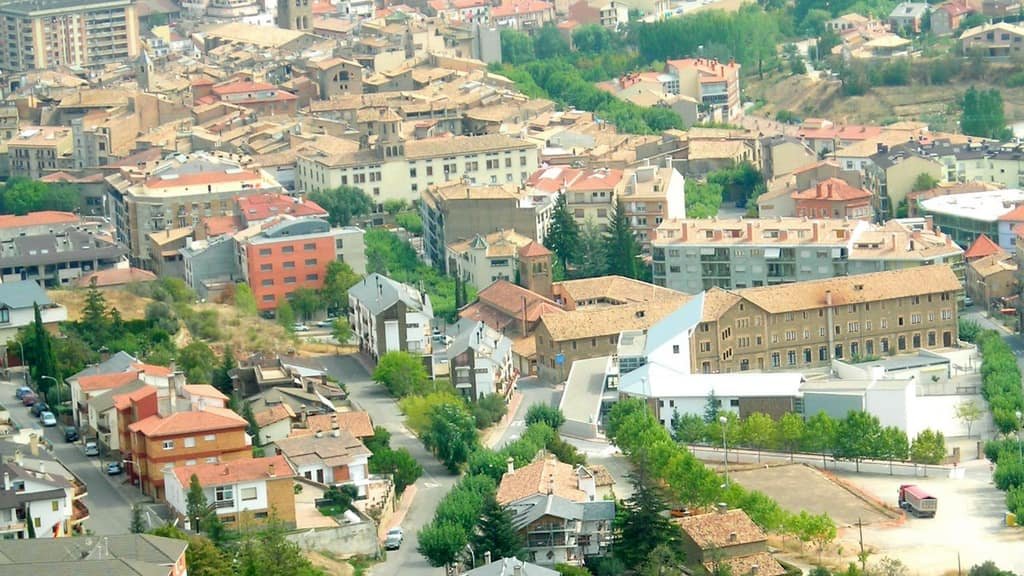 Solsona vista desde el Castellvell (Lleida)