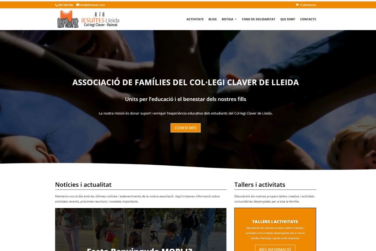 AFA CLAVER - Web Corporativa