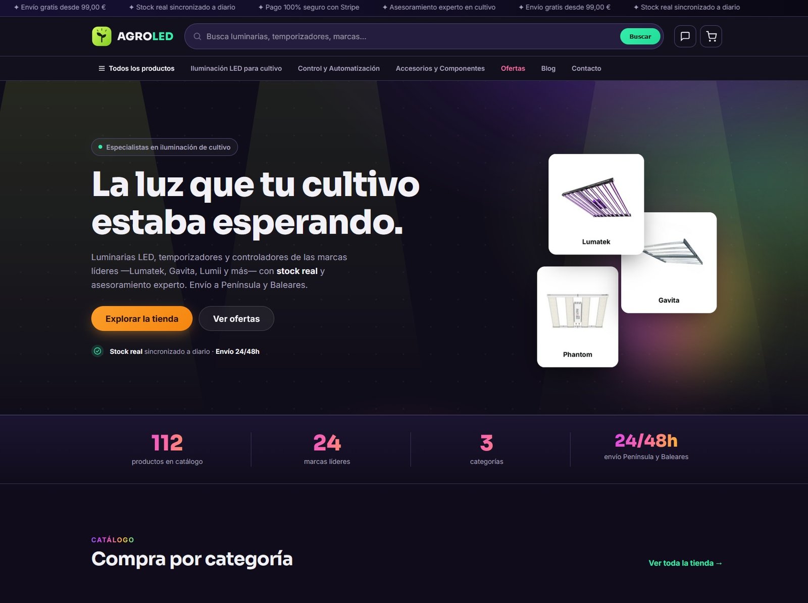 AGROLED - Web E-commerce