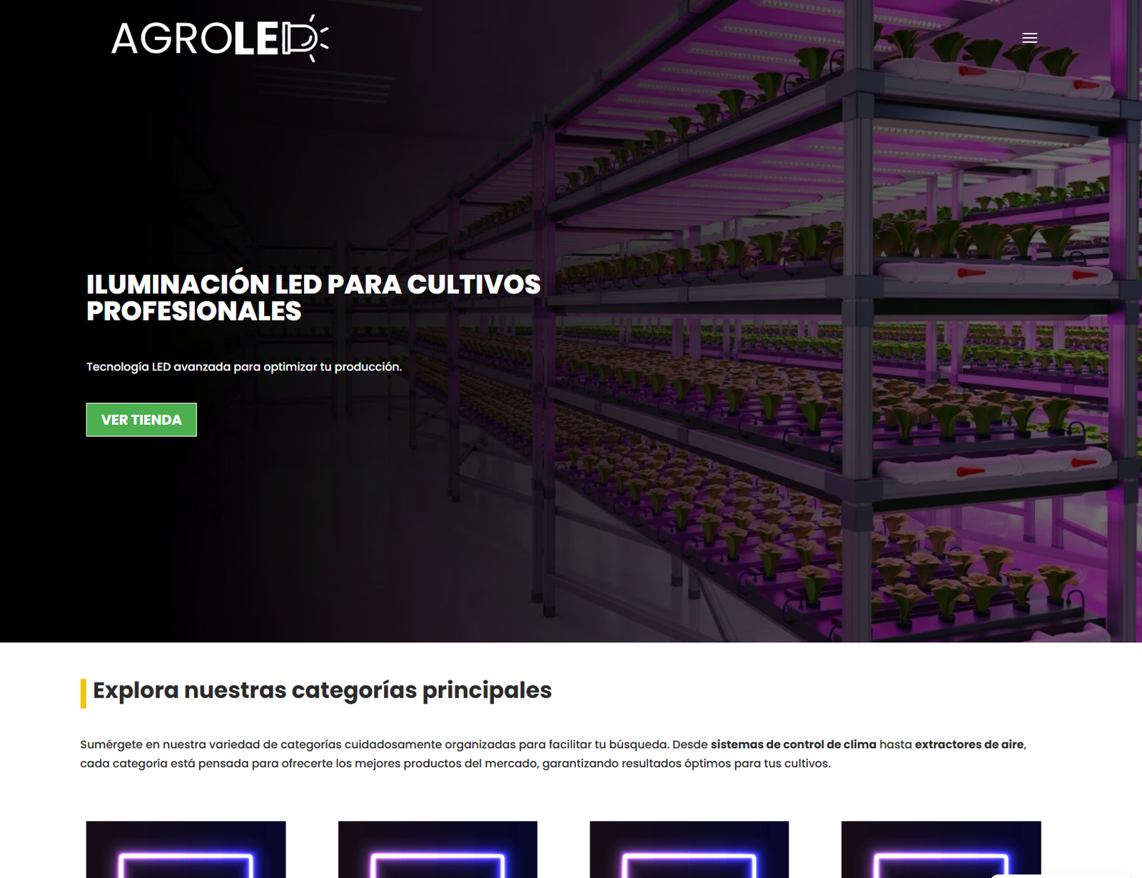 AGROLED - Web E-commerce