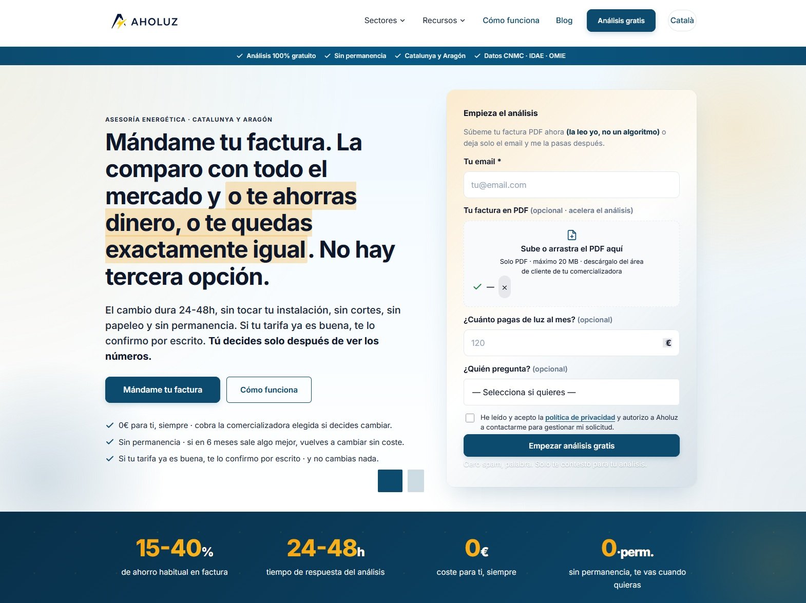 AHOLUZ - Web Corporativa