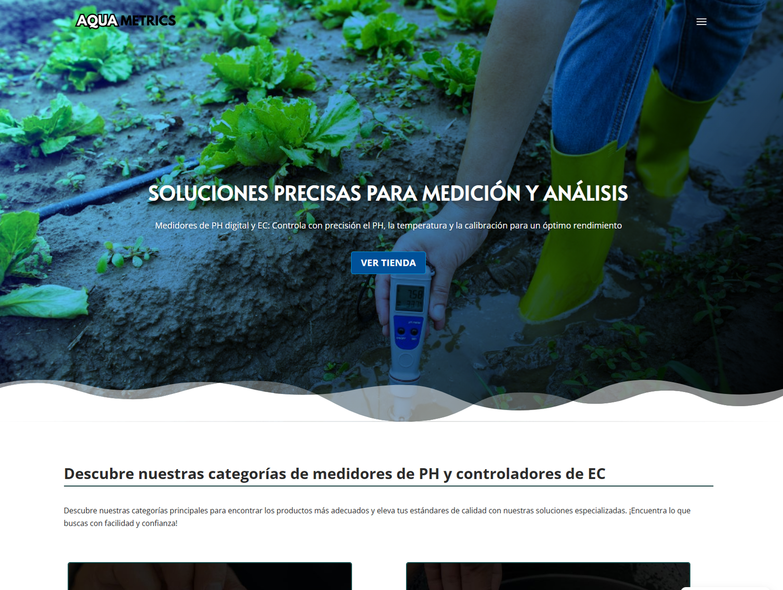 AQUAMETRICS - Web E-commerce