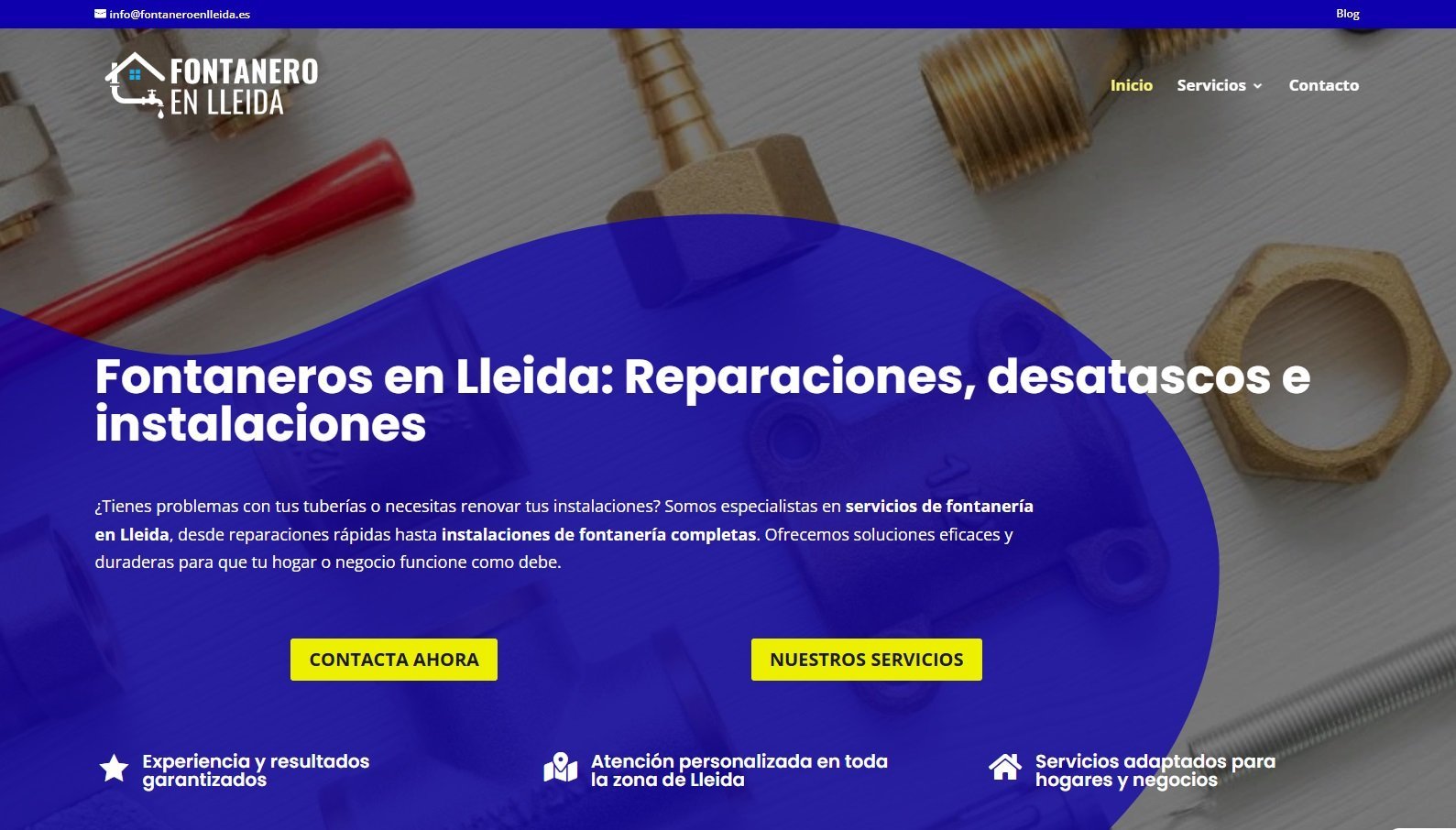 FONTANERO LLEIDA - Web Corporativa