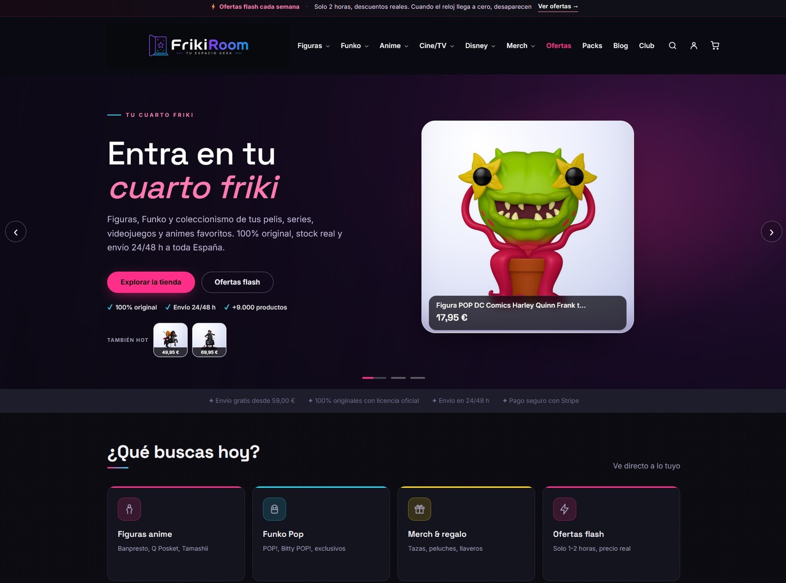 FRIKIROOM - Web E-commerce