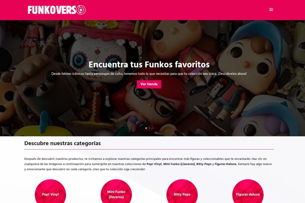 FUNKOVERSO - Web E-commerce