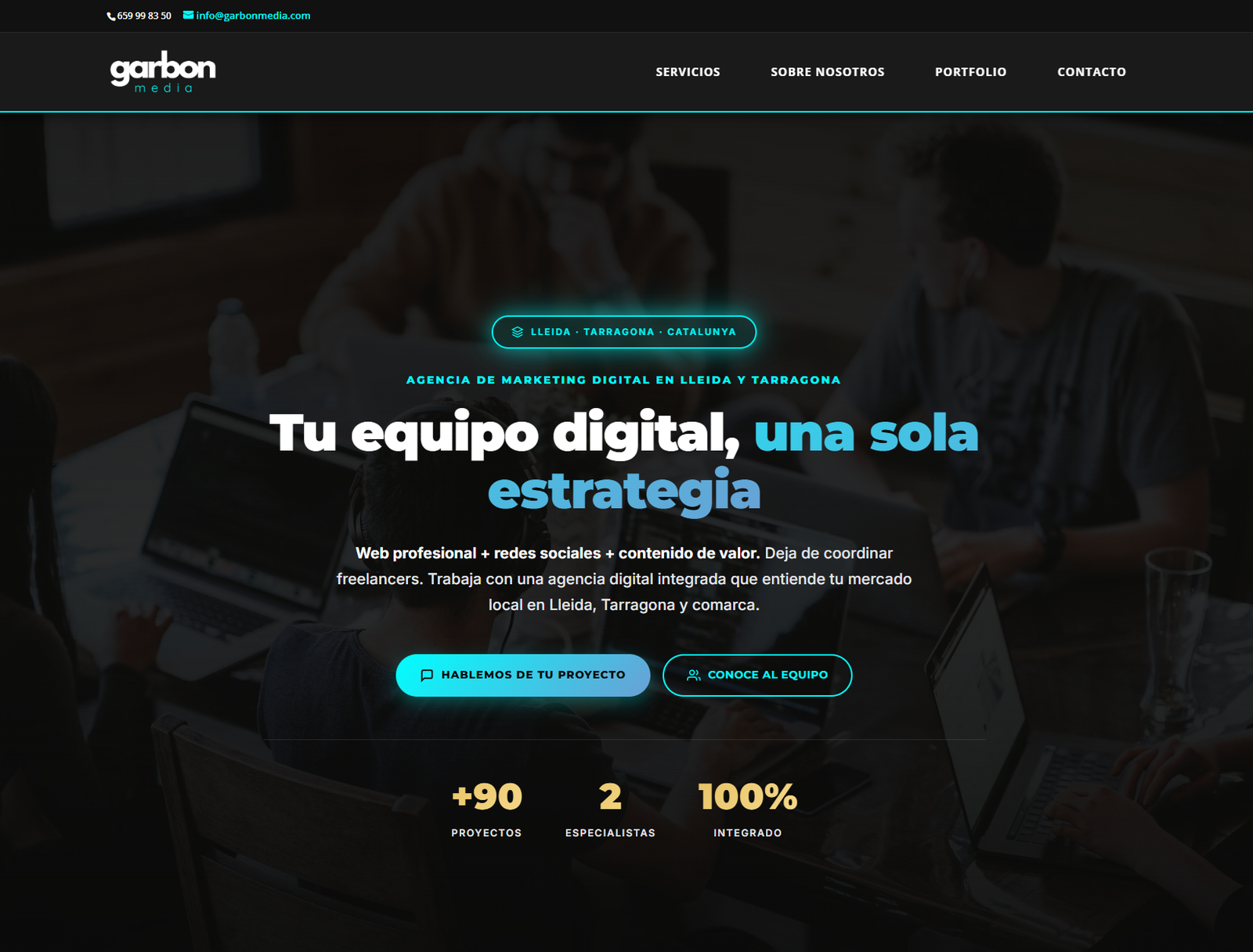 GARBON MEDIA - Web Corporativa