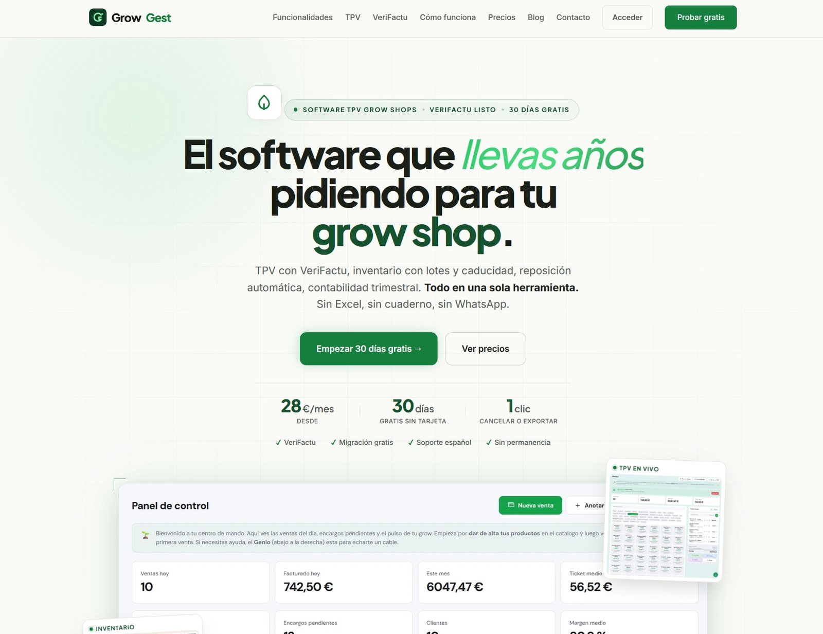 Web de GrowGest