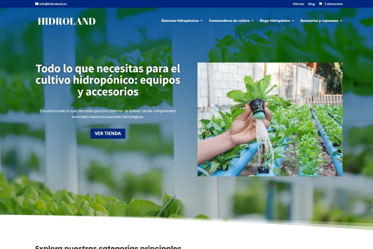 HIDROLAND - Web E-commerce