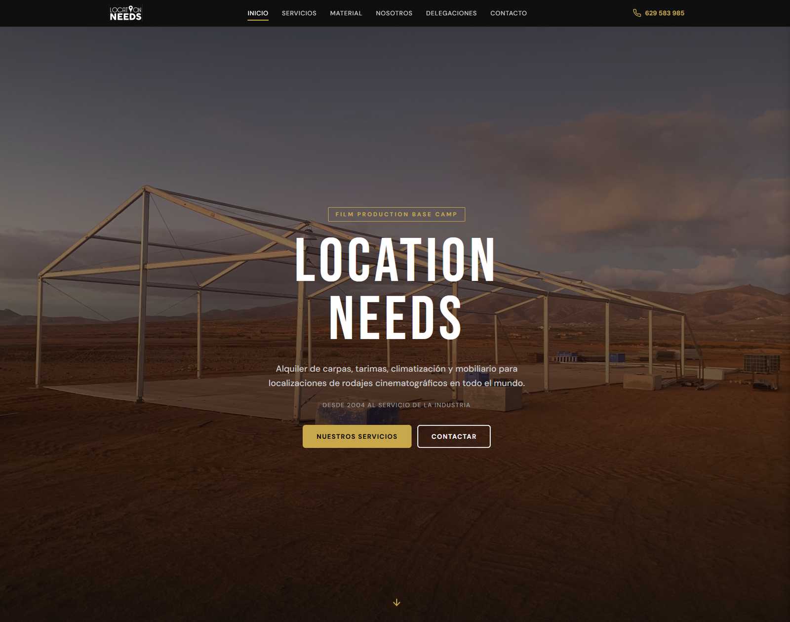 LOCATION NEEDS - Web Corporativa