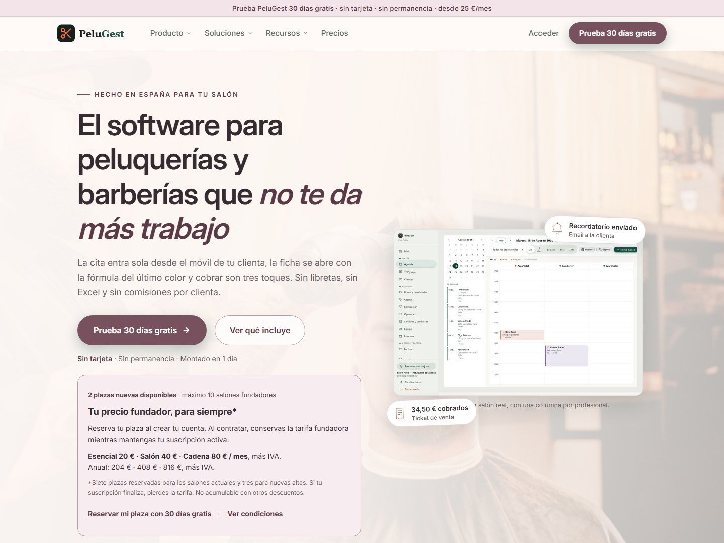 PELUGEST: Software para peluquerías y barberías