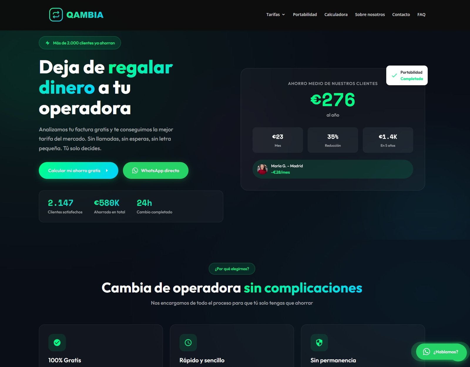 QAMBIA - Web Corporativa
