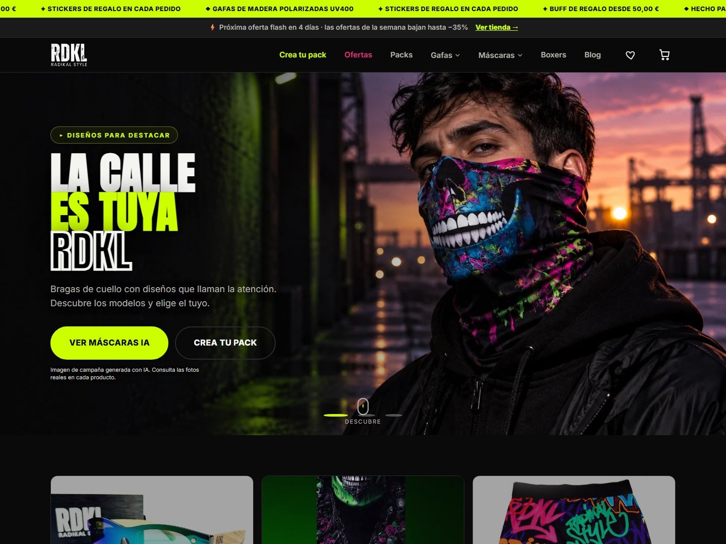 RDKL: Tienda online de accesorios urbanos