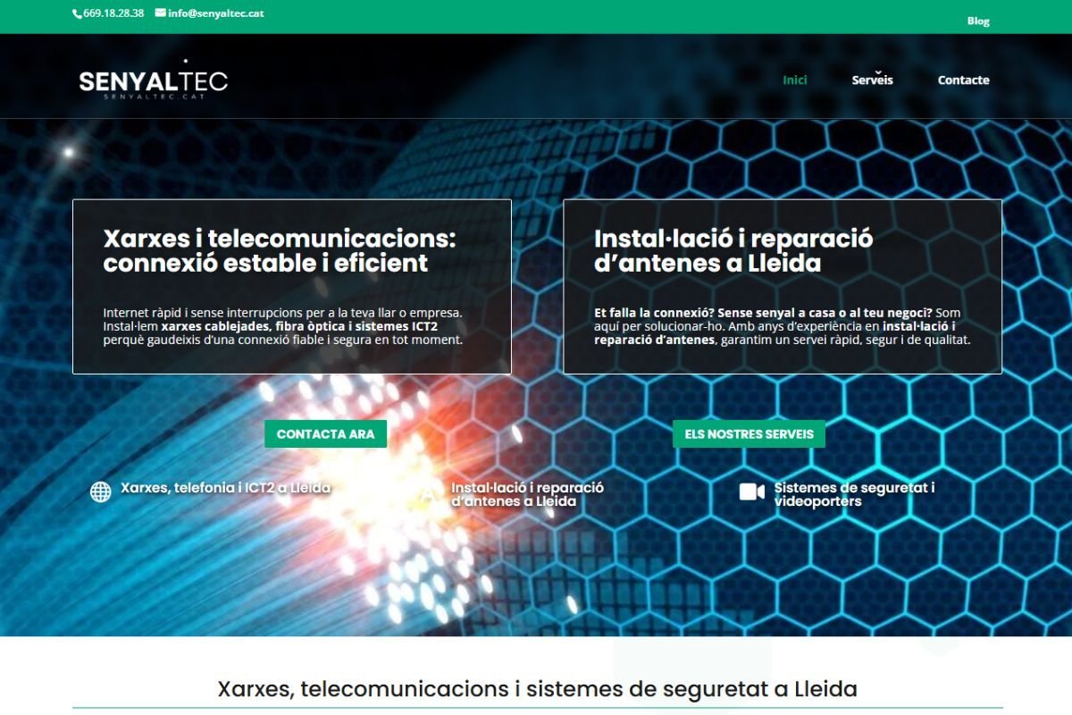 SENYALTEC - Web Corporativa