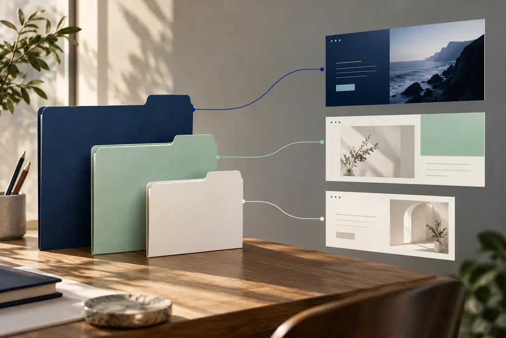 Tres alcances de proyecto conectados con distintas soluciones digitales.