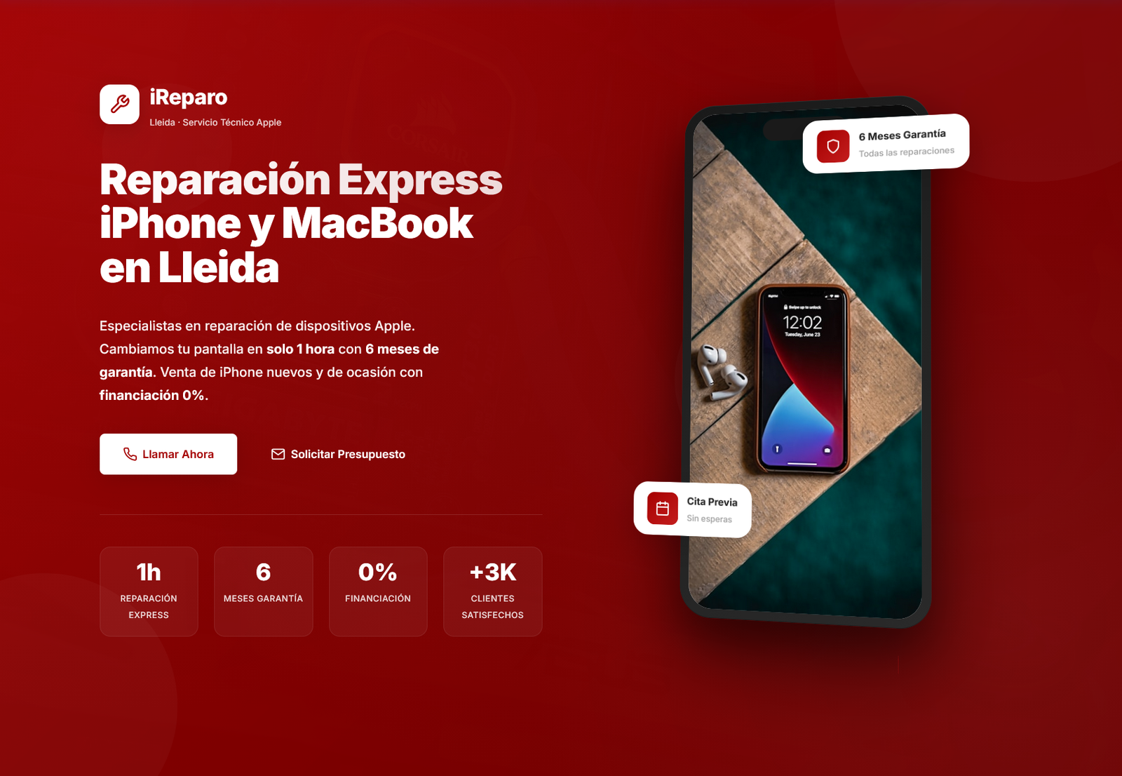 iReparo - Reparación iPhone y MacBook