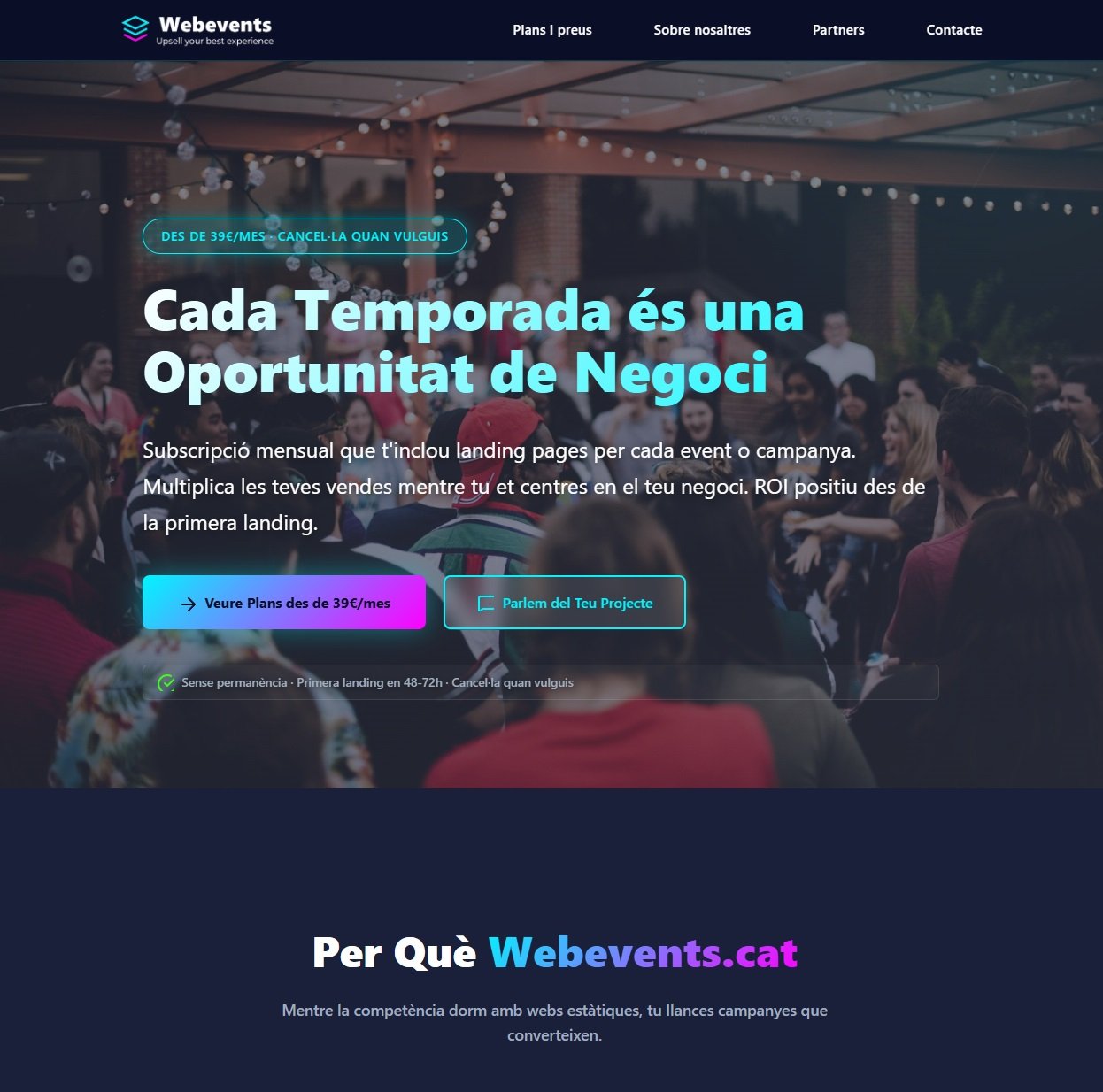 WEBEVENTS - Web Corporativa
